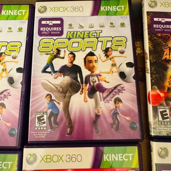 XBOX 360 Kinect Video Games Sports Adventures Workout Dance Working Bundle of 6 - Picture 3 of 7